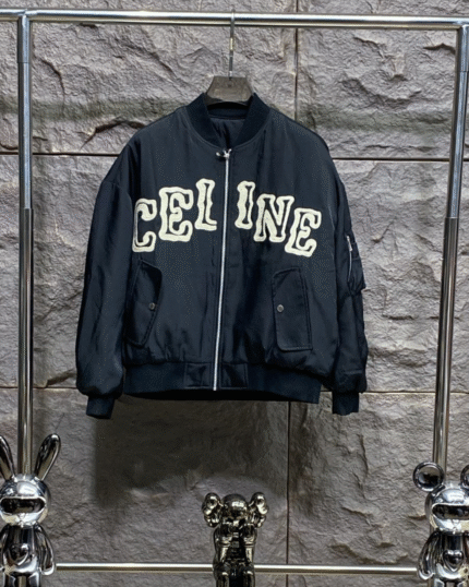 Oversized Celine Style Bomber Jacket